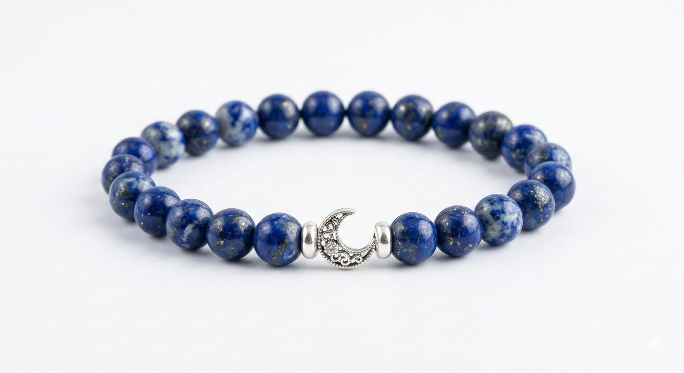 Doğal Lapis Lazuli Bileklik